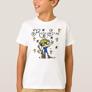 Blonde Boy Rock Star T-Shirt