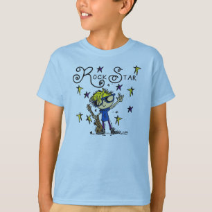 Blonde Boy Rock Star T-Shirt