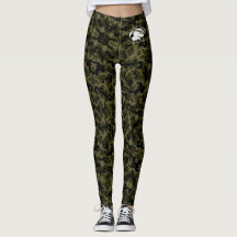 Blonde & Broke - Green Camouflage Leggings