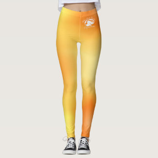 Blonde & Broke - Patterned Leggings - White Logo