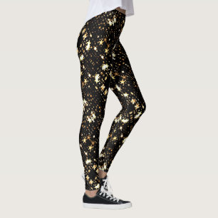 Blonde & Broke - Patterned Leggings - White Logo