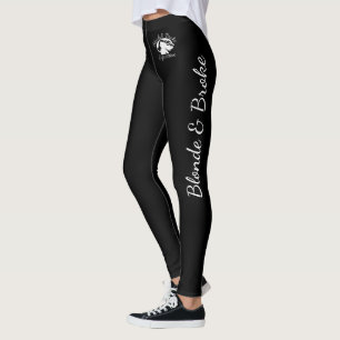 Blonde & Broke - Solid Leggings - Script