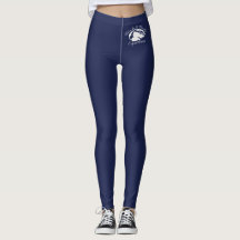 Blonde & Broke - Solid Leggings - White Logo