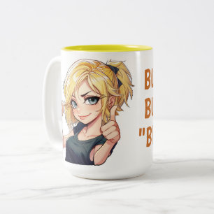 Blonde, but not "BLONDE" Two-Tone Coffee Mug