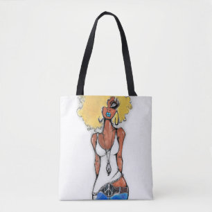BLONDE Crab CANCER Tote Bag