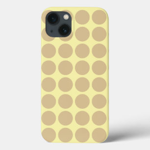 Blonde Cream Neutral Dots iPhone 13 Case