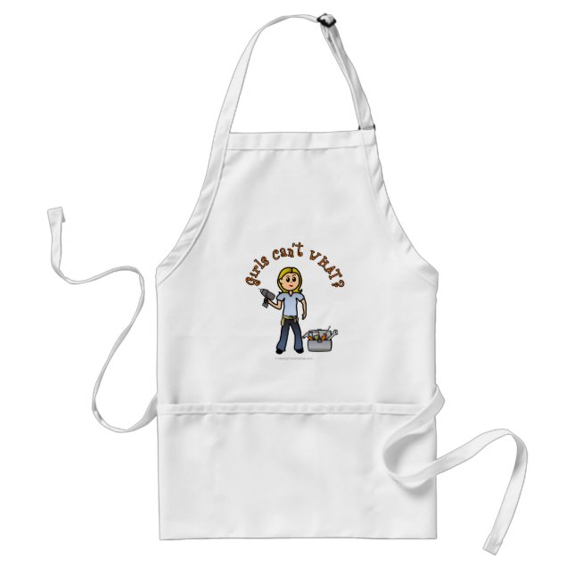 Blonde Do-It-Yourself Diva Standard Apron (Front)