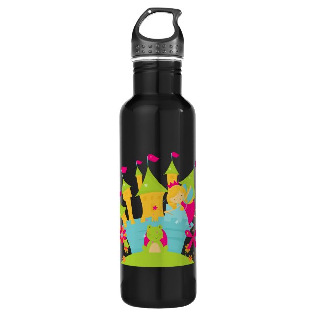 Blonde Fairy Princess 710 Ml Water Bottle (Front)
