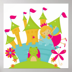 Blonde Fairy Princess Poster