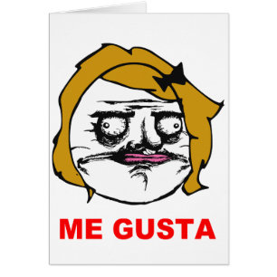 Blonde Female Me Gusta Comic Rage Face Meme