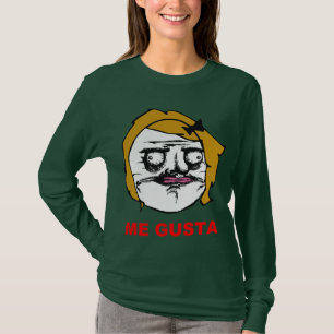 Blonde Female Me Gusta Comic Rage Face Meme T-Shirt