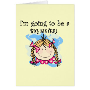 Blonde Future Big Sister Tshirts and Gifts