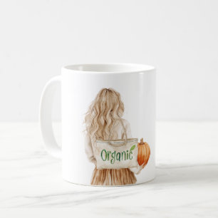 Blonde Girl Farmer's Market Organic Coffee Mug