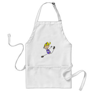 Blonde Girl Gymnast Standard Apron