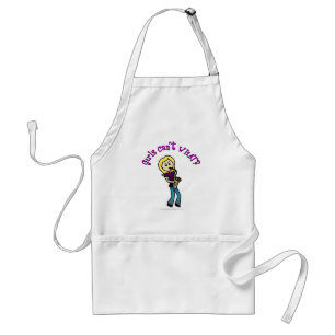 Blonde Girl Playing Saxophone Standard Apron