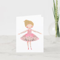 Blonde Hair Ballerina Blank