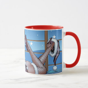 Blonde Hair, Blue Eyed Beauty Illustration - Al Mug