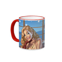 Blonde Hair, Blue Eyed Beauty Illustration - Al