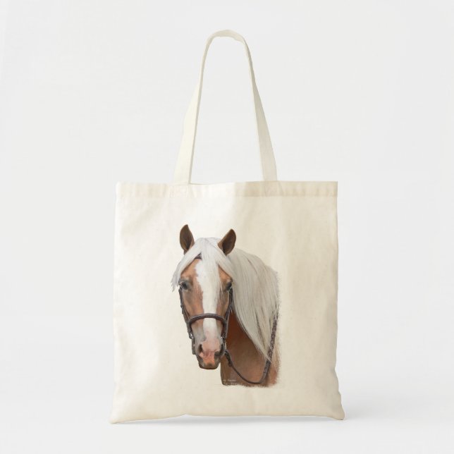 Blonde Horse Tote Bag (Front)
