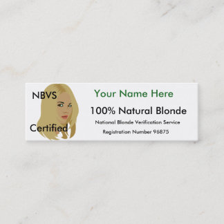Blonde ID Card