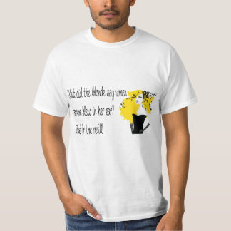 Blonde joke T-shirt