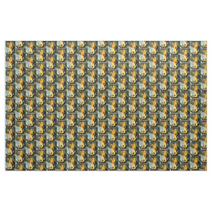 blonde lookout mermaids fabric