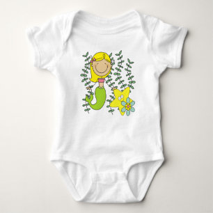 Blonde Mermaid Baby Bodysuit