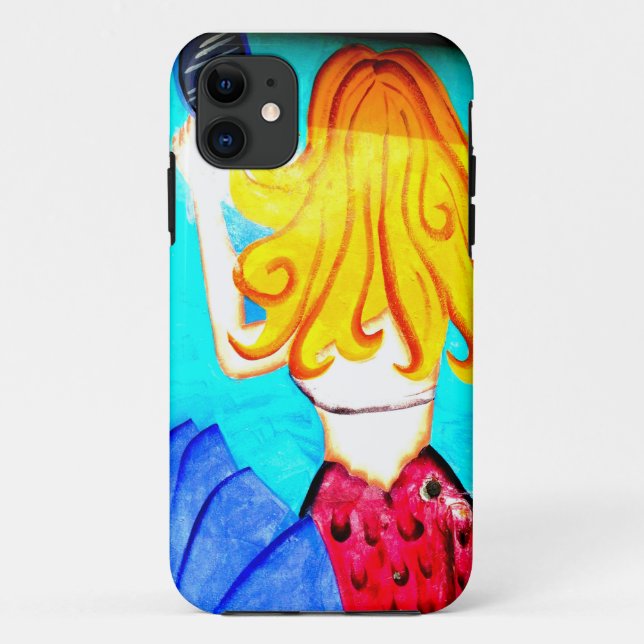 blonde mermaid phone case (Back)
