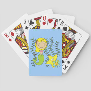 Blonde Mermaid Playing Cards