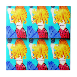 blonde mermaids tile