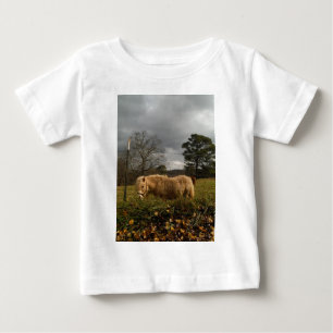 Blonde Miniature Pony / Horse Baby T-Shirt