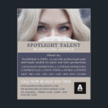 Blonde Model, Modelling Agency, Model Agent Flyer<br><div class="desc">Blonde Model,  Modelling Agency,  Model Agent Advertising Flyers By The Business Card Store.</div>