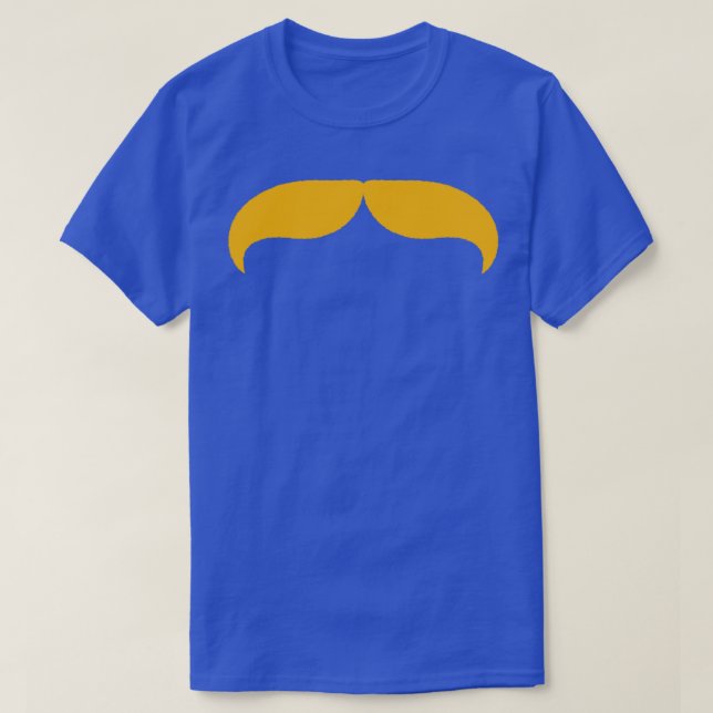 Blonde Moustache T-Shirt (Design Front)