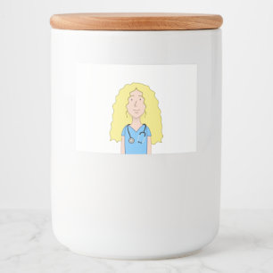 Blonde Nurse Food Label