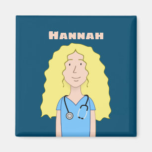 Blonde Nurse Magnet