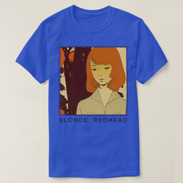 Blonde Redhead Original Fan Design Artwork T-Shirt (Design Front)