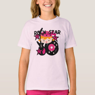 Blonde Rock Star Girl T-Shirt