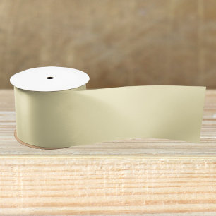 Blonde Solid Colour Satin Ribbon