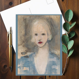 Blonde Woman, Helene Schjerfbeck Postcard