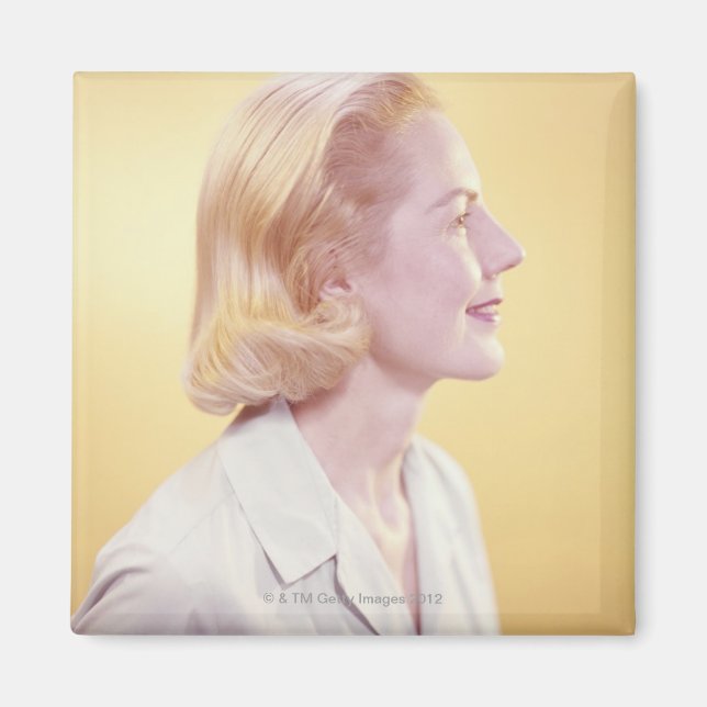 Blonde Woman Magnet (Front)