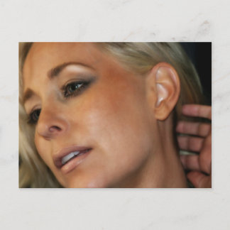Blonde Woman Postcard