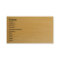 Blonde Wood Business Card