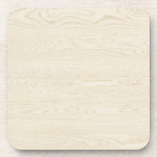 blonde wood coaster