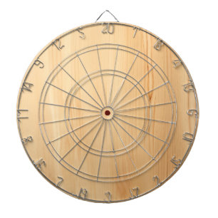 Blonde wood texture dartboard