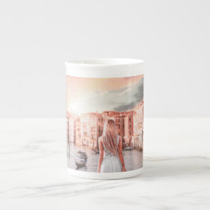 Blondie In Romantic Venice Bone China Mug