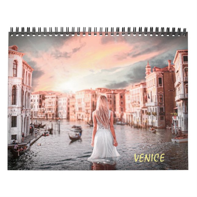 Blondie In Romantic Venice     Calendar (Cover)