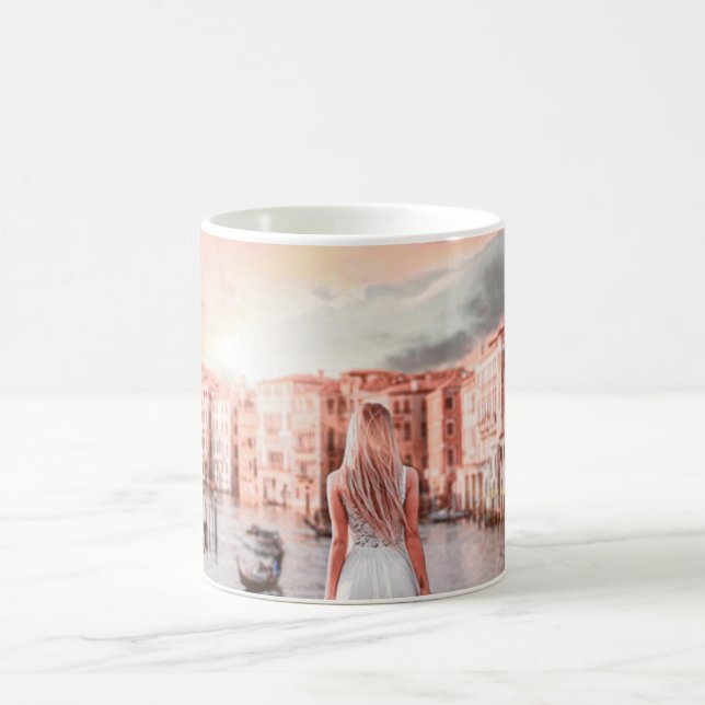 Blondie In Romantic Venice       Coffee Mug (Center)