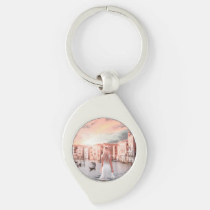 Blondie In Romantic Venice        Key Ring