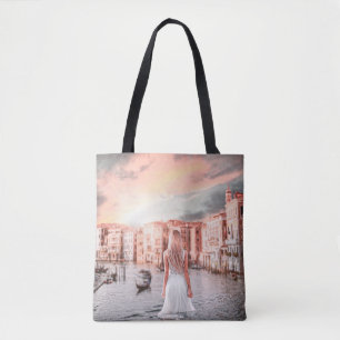 Blondie In Romantic Venice Tote Bag