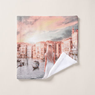 Blondie In Romantic Venice           Wash Cloth